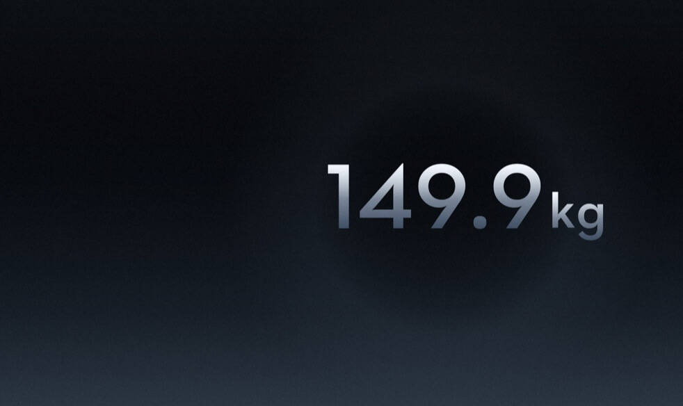 Max Takeoff Weight 149.9 kg
